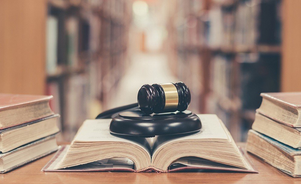 Municipal Code Book with Gavel